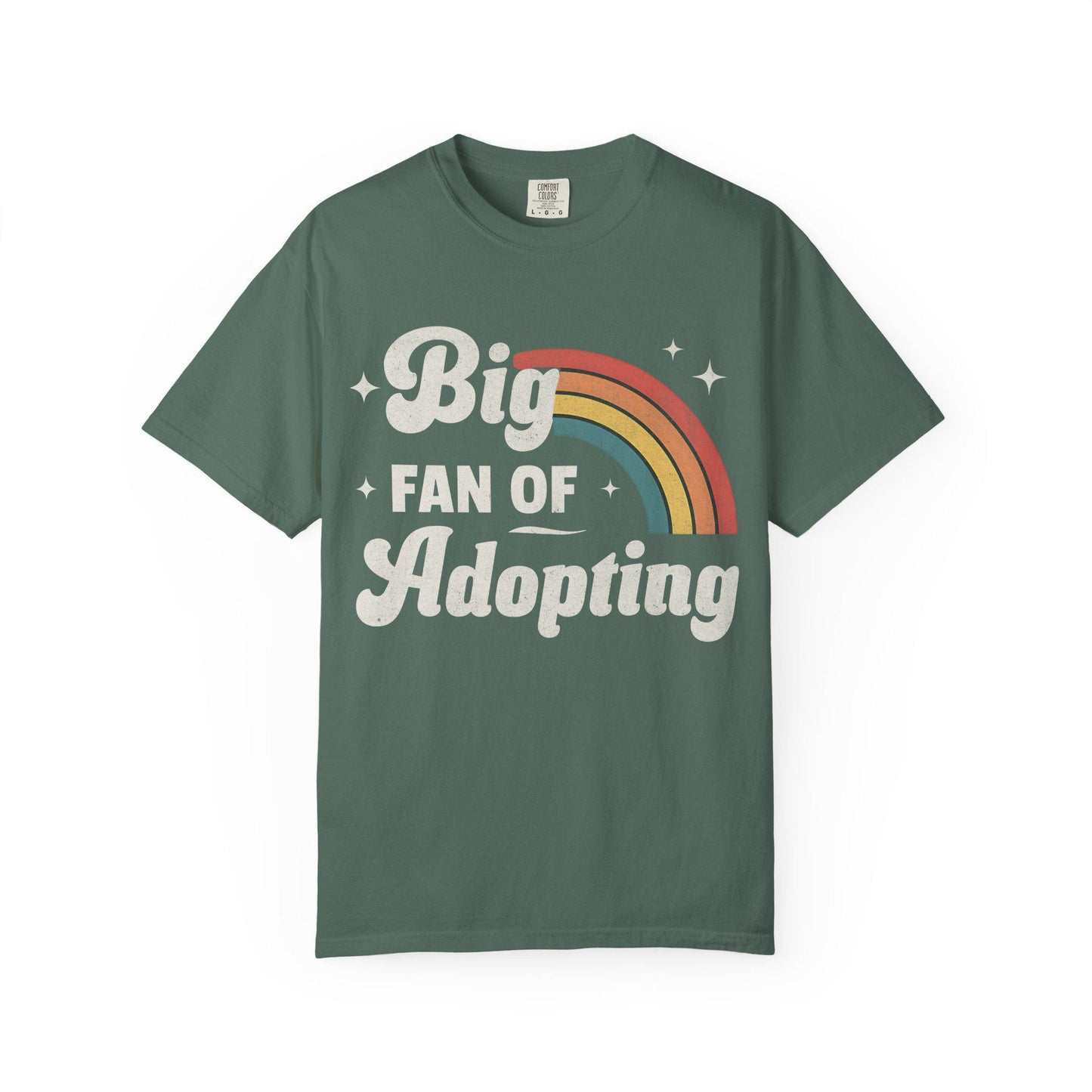 Adopt Dont Shop Rainbow TShirt | Adoption Support Graphic Tee