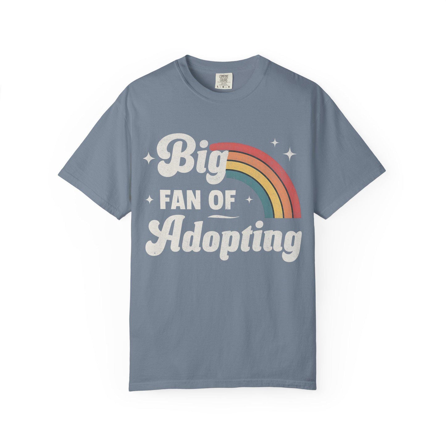 Adopt Dont Shop Rainbow TShirt | Adoption Support Graphic Tee