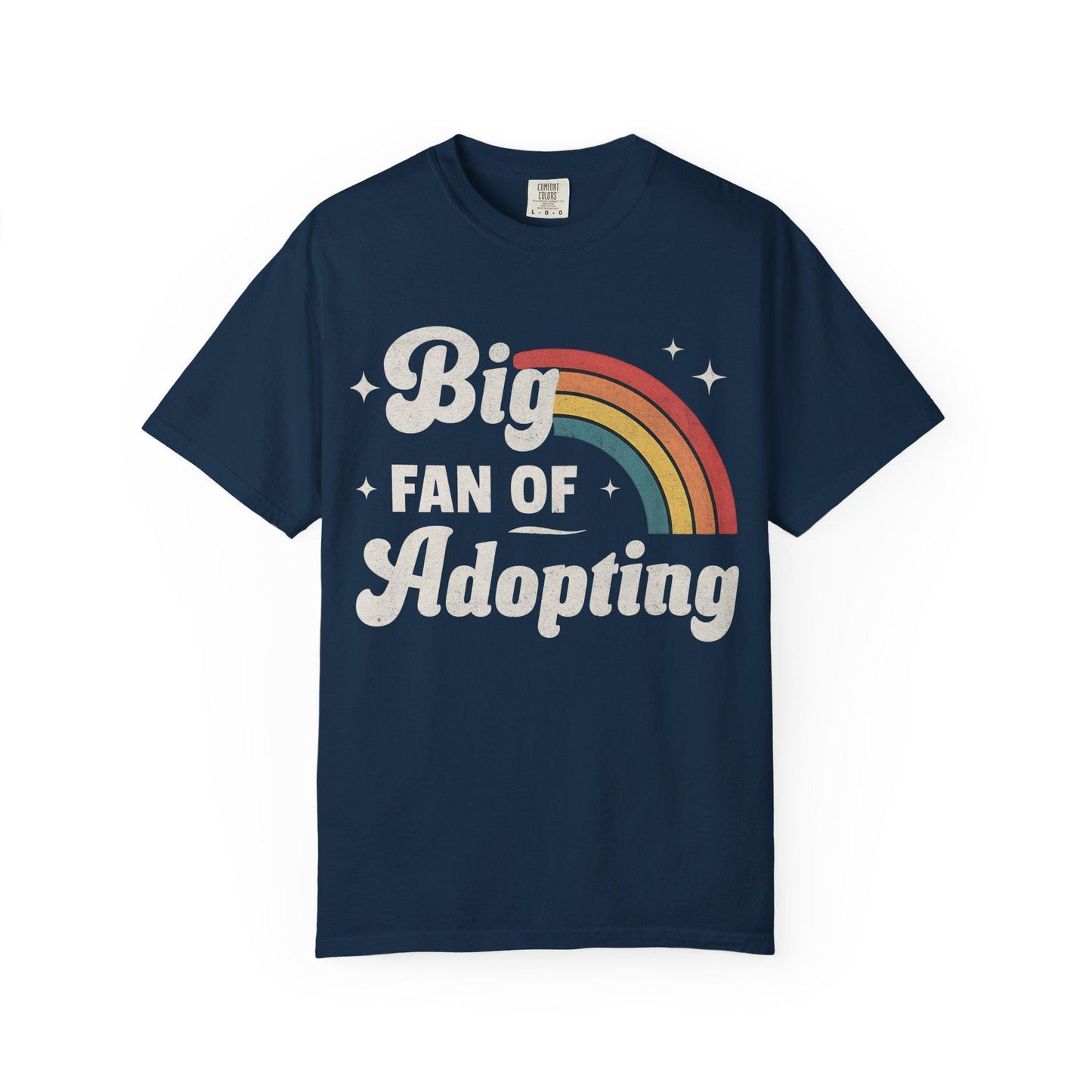 Adopt Dont Shop Rainbow TShirt | Adoption Support Graphic Tee