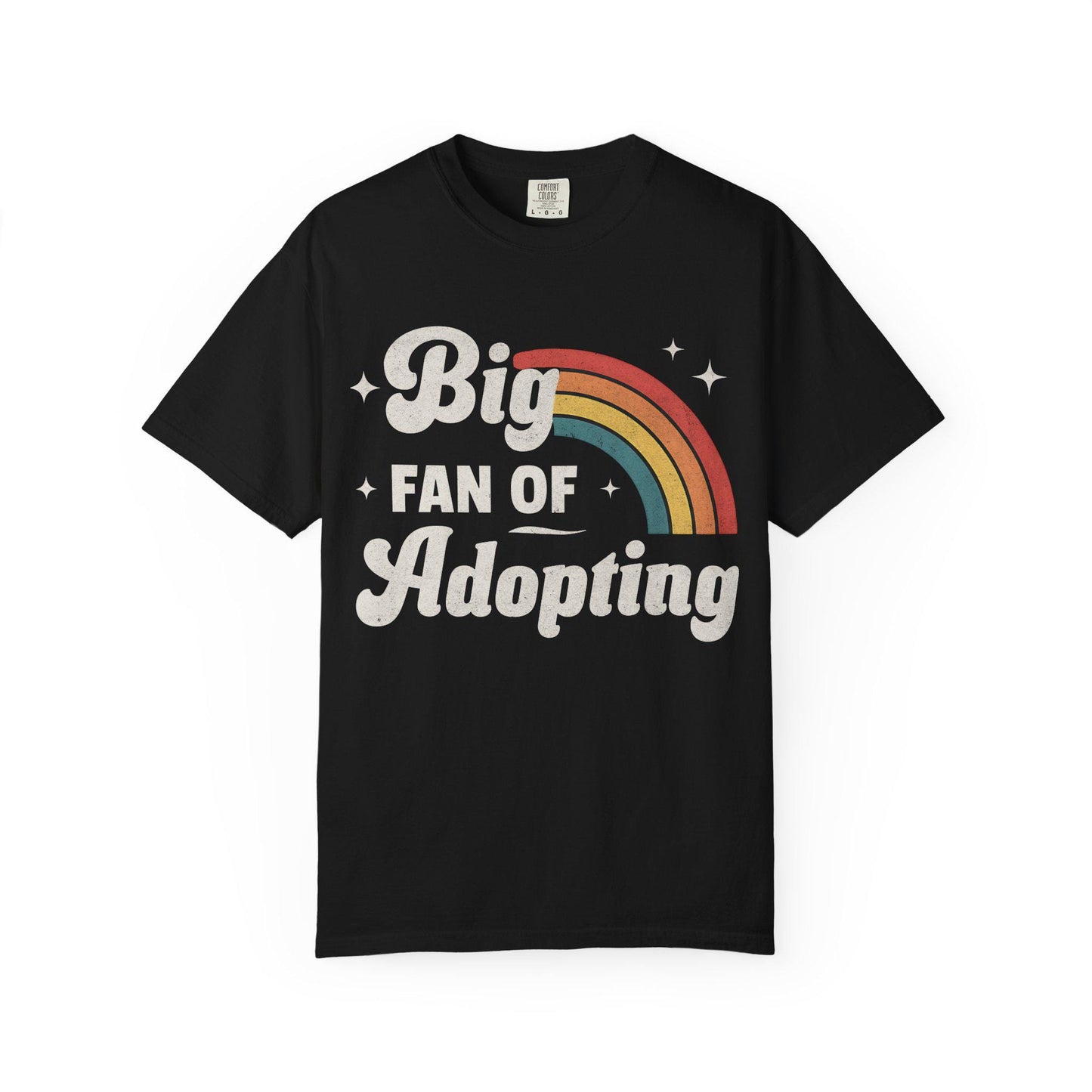 Adopt Dont Shop Rainbow TShirt | Adoption Support Graphic Tee