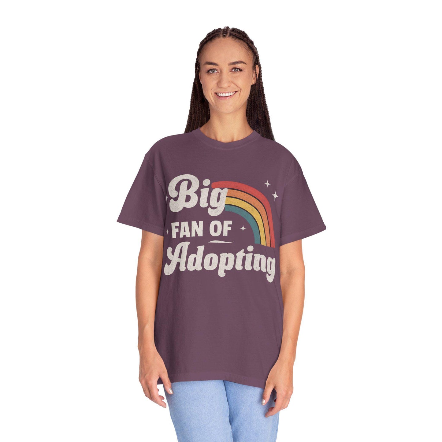 Adopt Dont Shop Rainbow TShirt | Adoption Support Graphic Tee