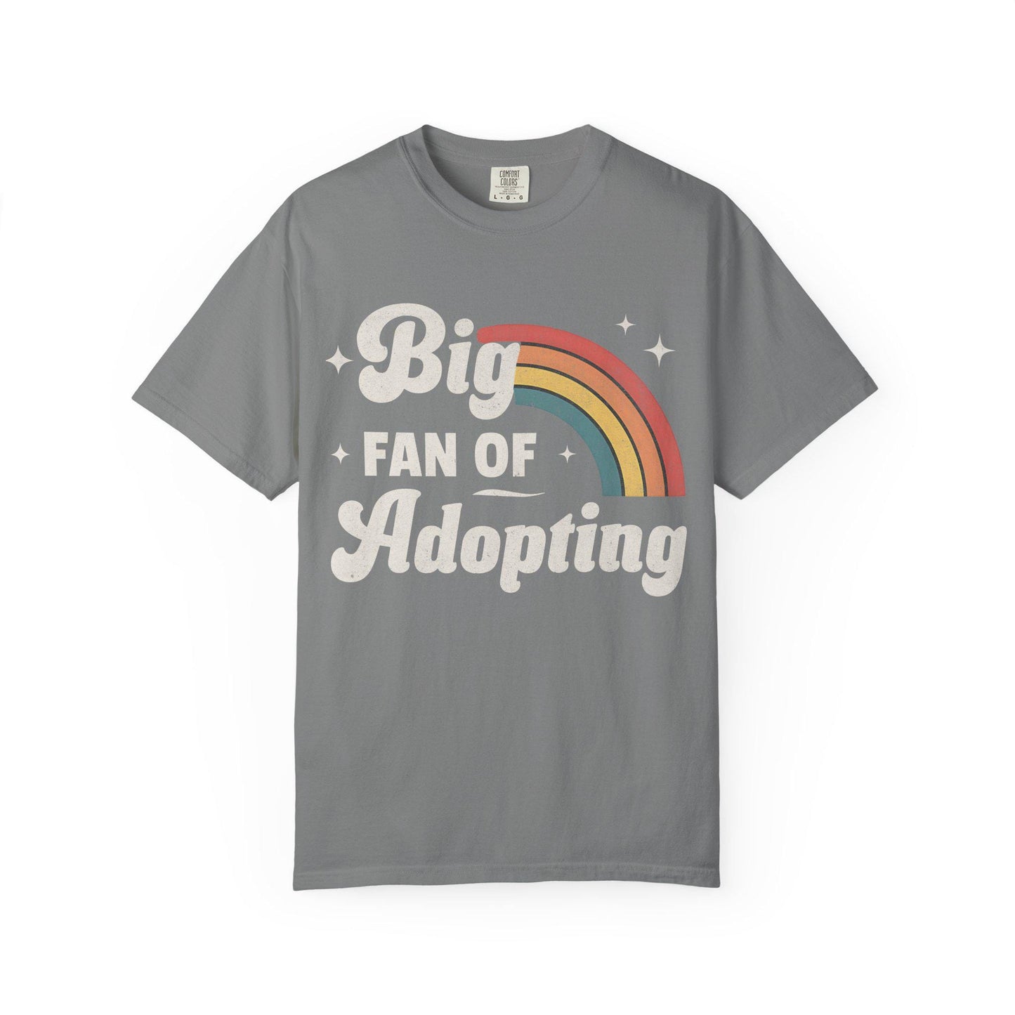 Adopt Dont Shop Rainbow TShirt | Adoption Support Graphic Tee