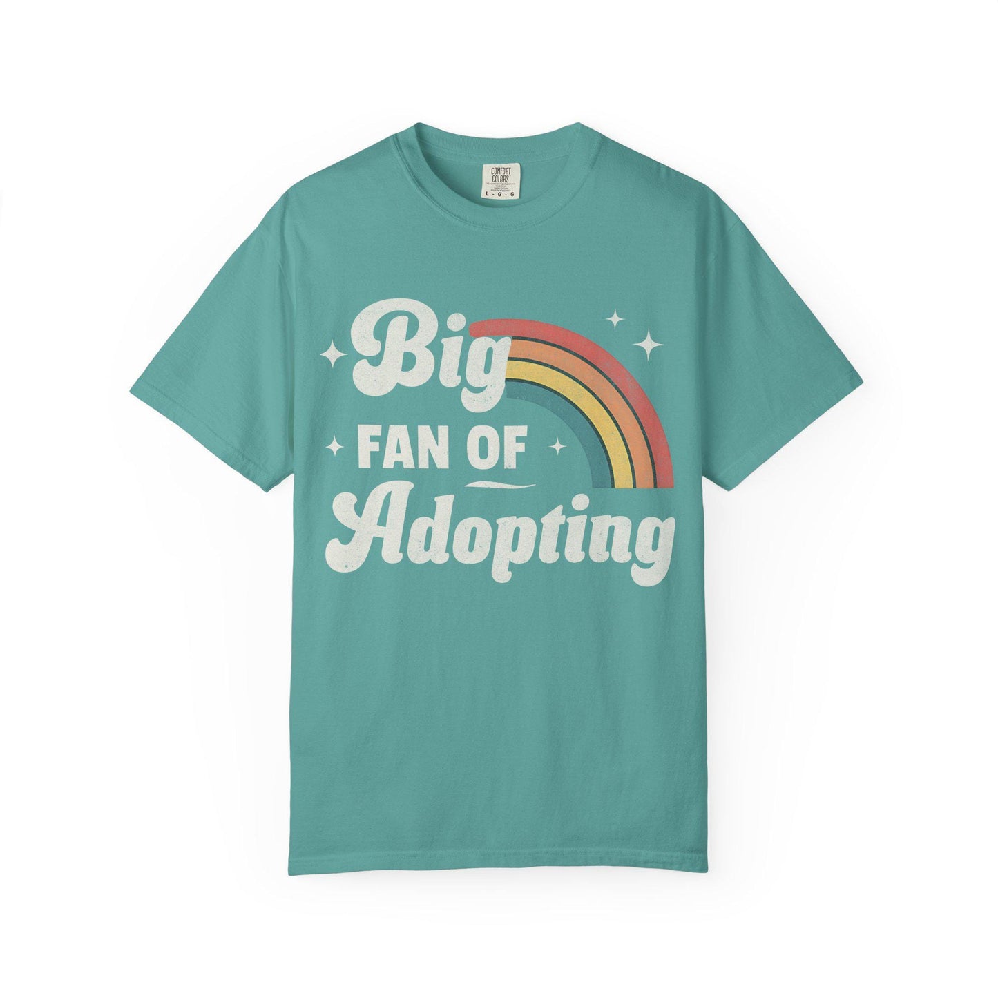 Adopt Dont Shop Rainbow TShirt | Adoption Support Graphic Tee