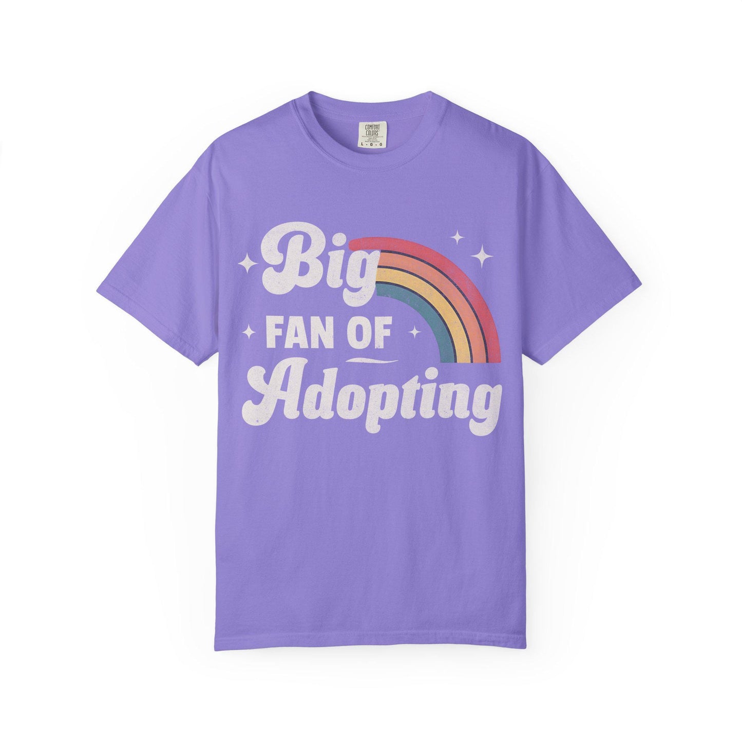 Adopt Dont Shop Rainbow TShirt | Adoption Support Graphic Tee