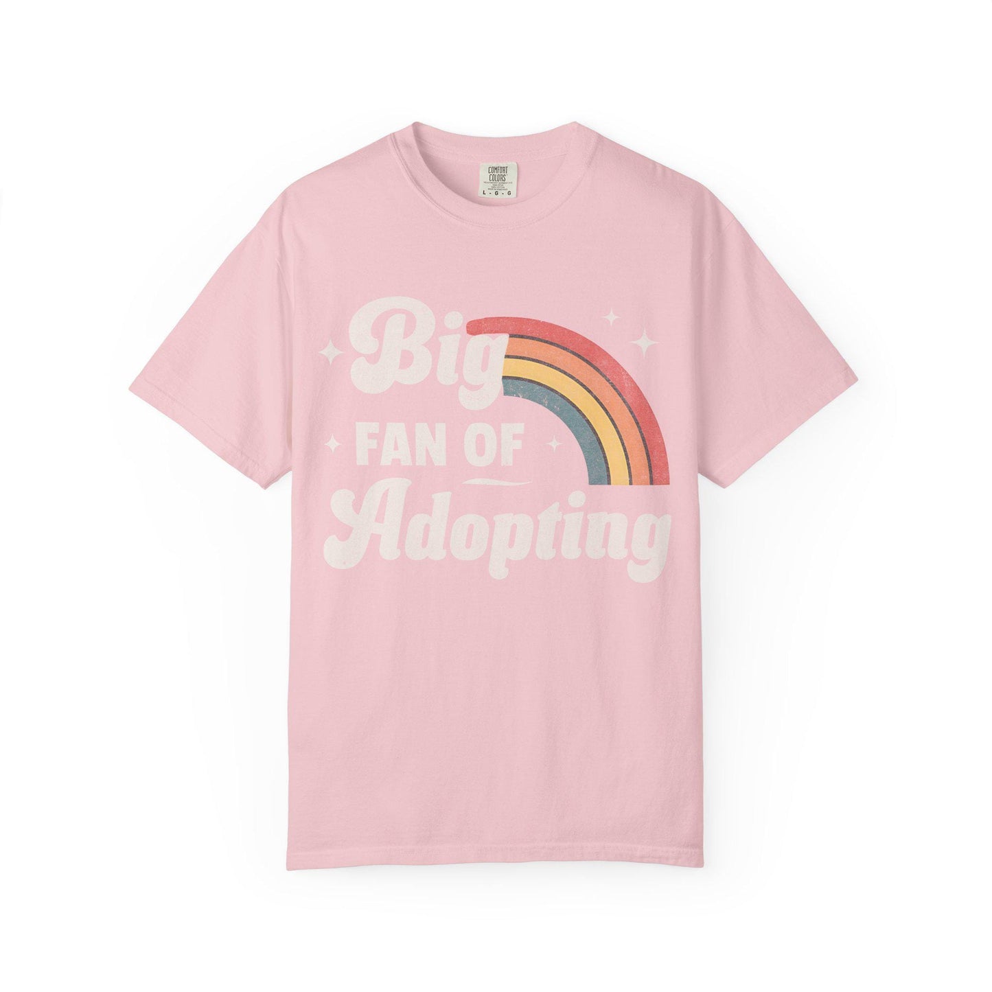 Adopt Dont Shop Rainbow TShirt | Adoption Support Graphic Tee