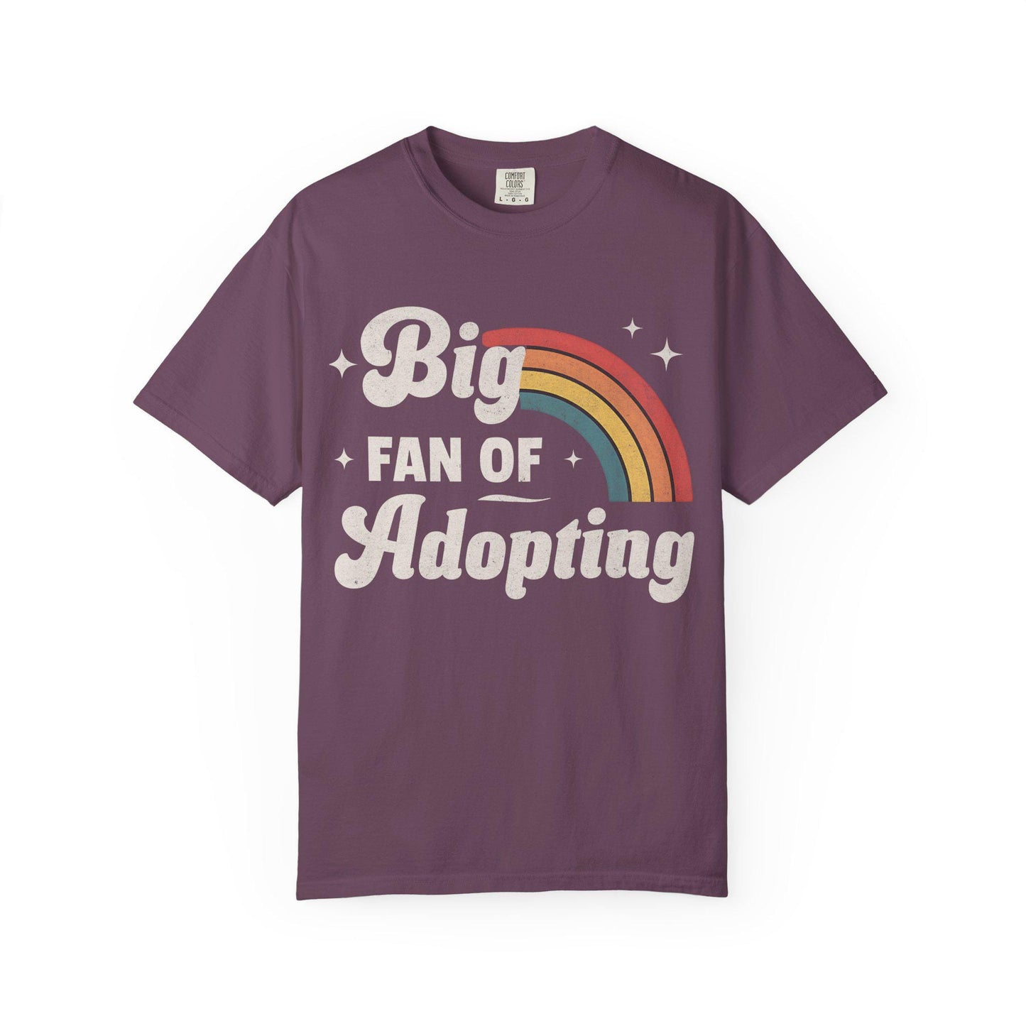 Adopt Dont Shop Rainbow TShirt | Adoption Support Graphic Tee